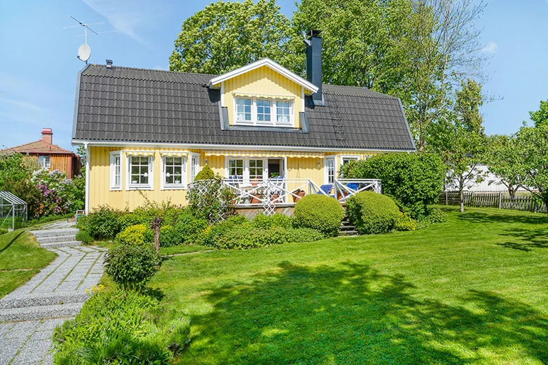 Stenlaggning altanbygge Ahus Aspet