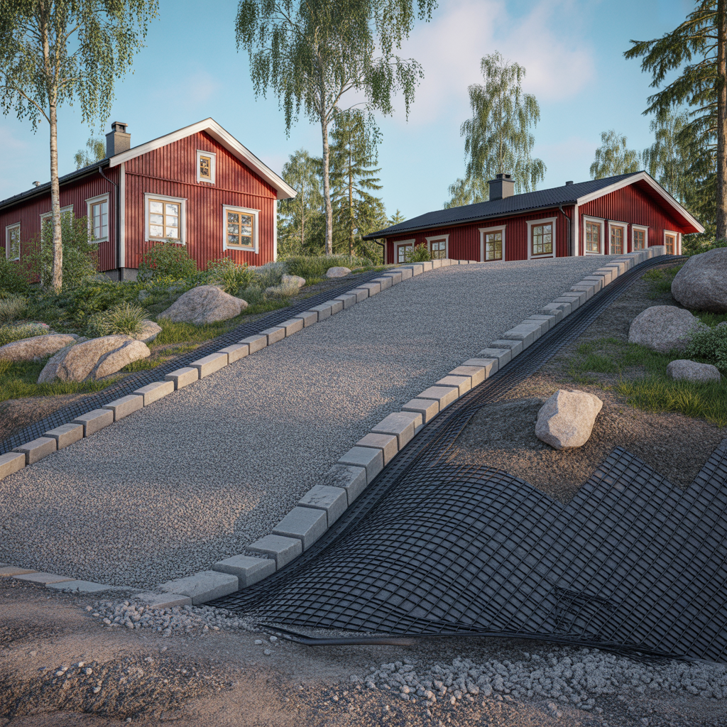 geonat i slanter och uppfarter guide till val och laggning