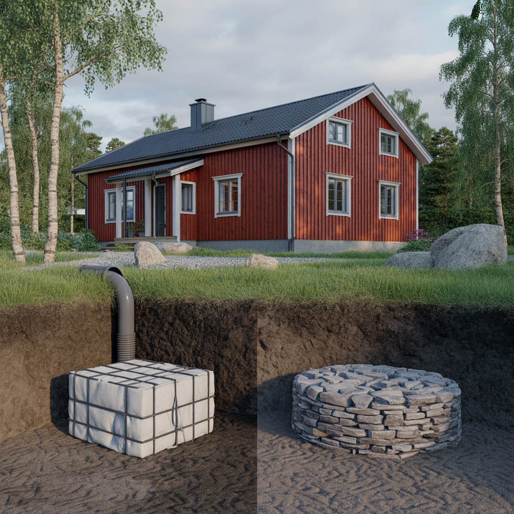 infiltrationslada eller stenkista jamforelse och kostnad