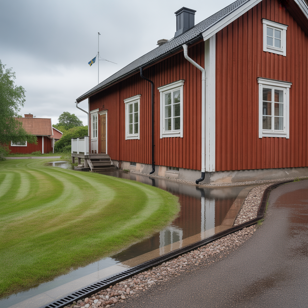 staende vatten pa tomten felsokning och atgarder