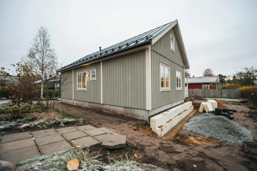 s v ljer du r tt markisolering runt huset f r att minska frostskador och v rmef rluster
