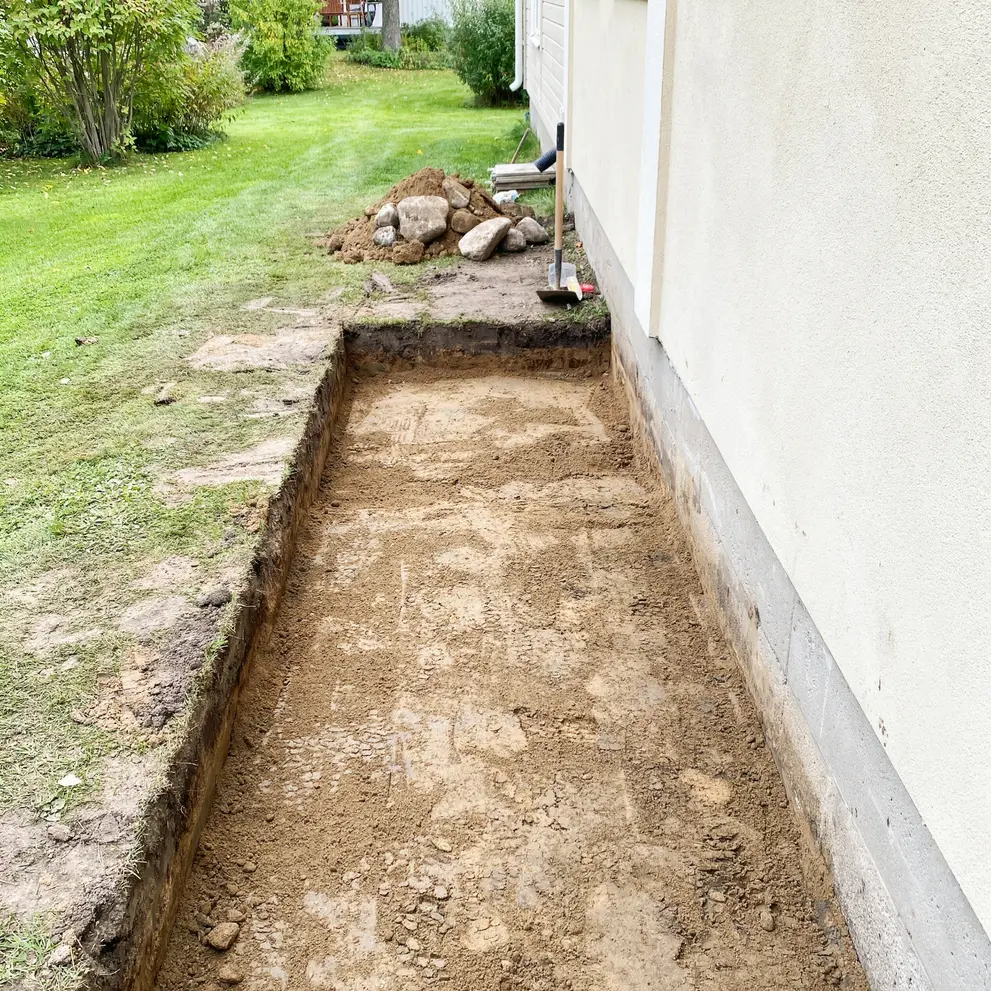 markarbete schaktning osterlen skane