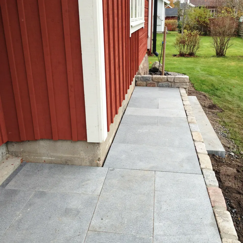 stenlaggning bygga mur osterlen skane